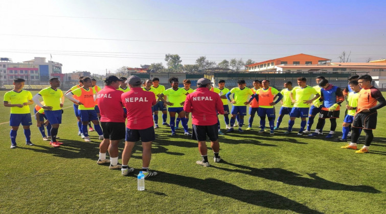 नेपाली फुटबल टोली आउँदो साता इराक जादैँ, यी खेलाडी हुनेछन् टाेलीमा